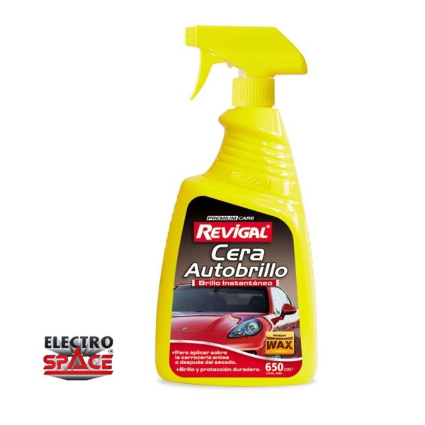 CERA AUTOBRILLO C/GATILLO BRILLO Y PROTECCION REVIGAL 650CM3