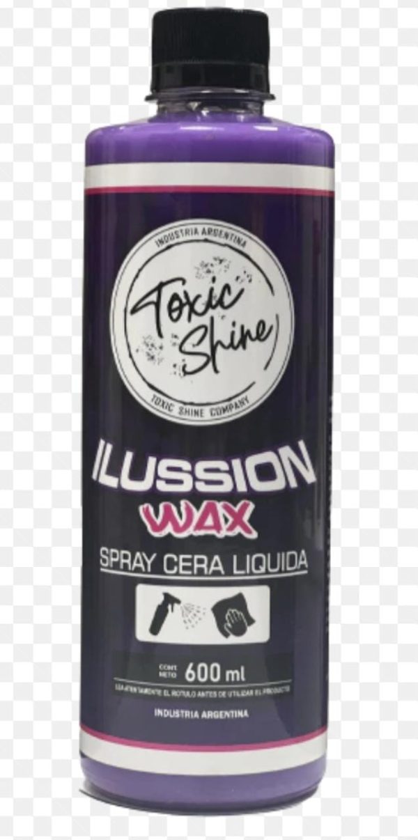 CERA CARNAUBA ILUSSION WAX 600ML + GATILLO TOXIC SHINE