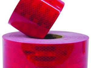 BANDA PERIMETRAL REFLECTIVA SIMIL 3M ROJA HOMOLOGADA