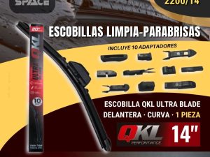 ESCOBILLA QKL ULTRA BLADE 14 1 PZA 14 ” DEL.CURVA