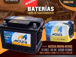 BATERIA MOURA M22GD 12 X 65 LINEA REFORZADA 60 AH