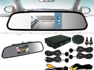 KIT DE SENSOR DE ESTACIONAMIENTO CON CAMARA Y VISOR DE VIDEO