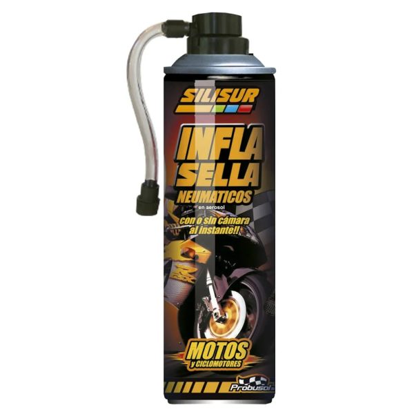 INFLA – SELLA NEUMATICOS PARA MOTOS EN AEROSOL (215 GR)