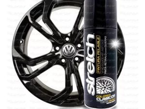 PINTURA EN AEROSOL STRETCH NEGRO BRILLO