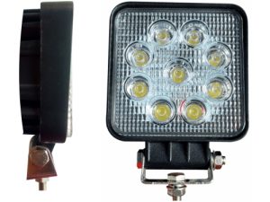 FARO LED 27 W 12-24V CUADRADO SLIM 9 LED (10.5CM)