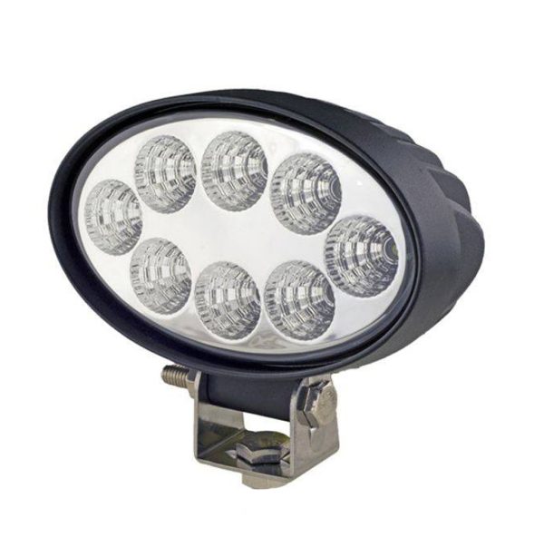 FARO LED 24 W 12-24V OVALADO 8 LED ALTA POTENCIA (14.2CM)