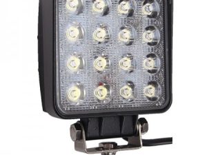 FARO LED 48 W 12-24V CUADRADO 16 LED SLIM (11CM)