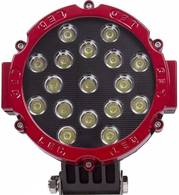 FARO LED 51 W 12-24V REDONDO N/N 17 LED ALTA POTENCIA (17CM)