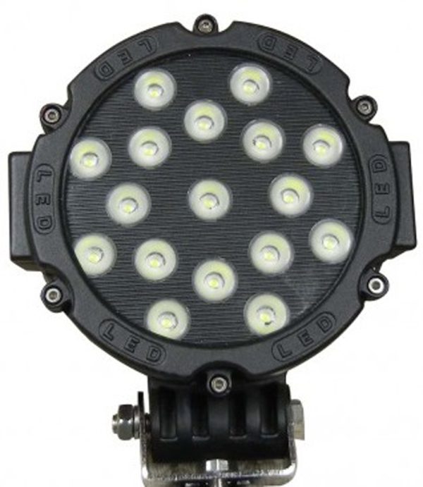 FARO LED 51 W 12-24V REDONDO R/N 17 LED ALTA POTENCIA (17CM)