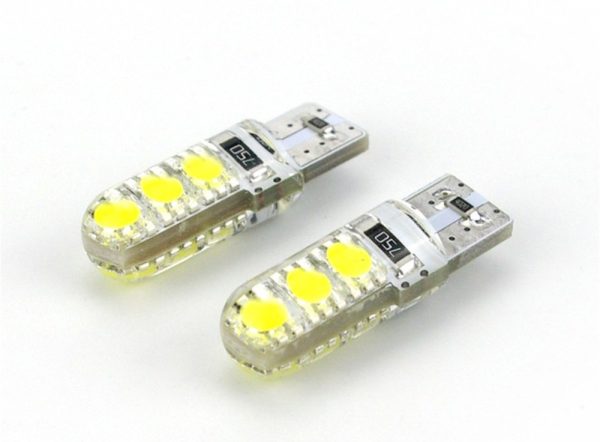 LED T10 COB SILICONADO "CANBUS" BLANCO 12V