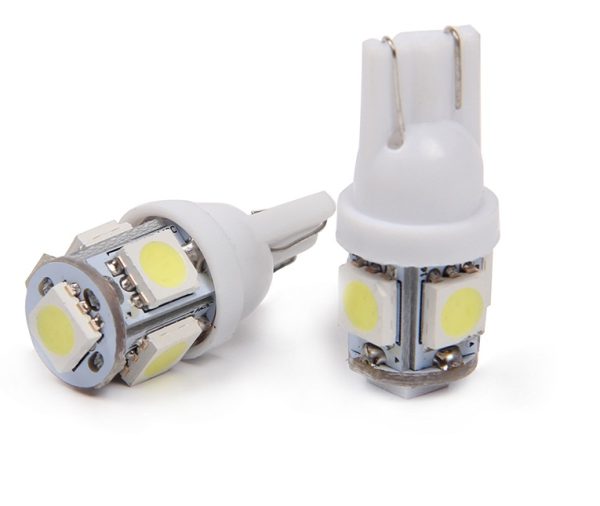 LED T10 5 SMD 5050 BLANCO 12V