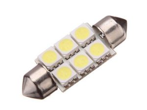 TUBULAR 6 SMD 5050 39MM BLANCO 24V