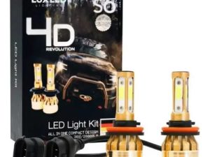 KIT DE LED MODELO S6 “4D REVOLUTION”  (H1-H3-H11-9006) 12V